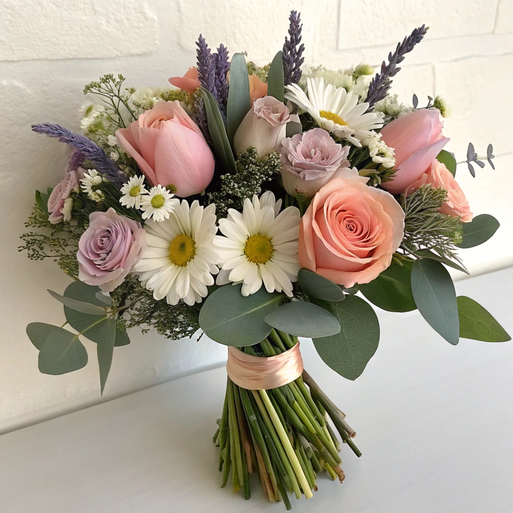 Arreglo floral artesanal